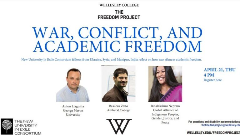 Webinar War Conflict And Academic Freedom The New University In Exile Consortiumthe New